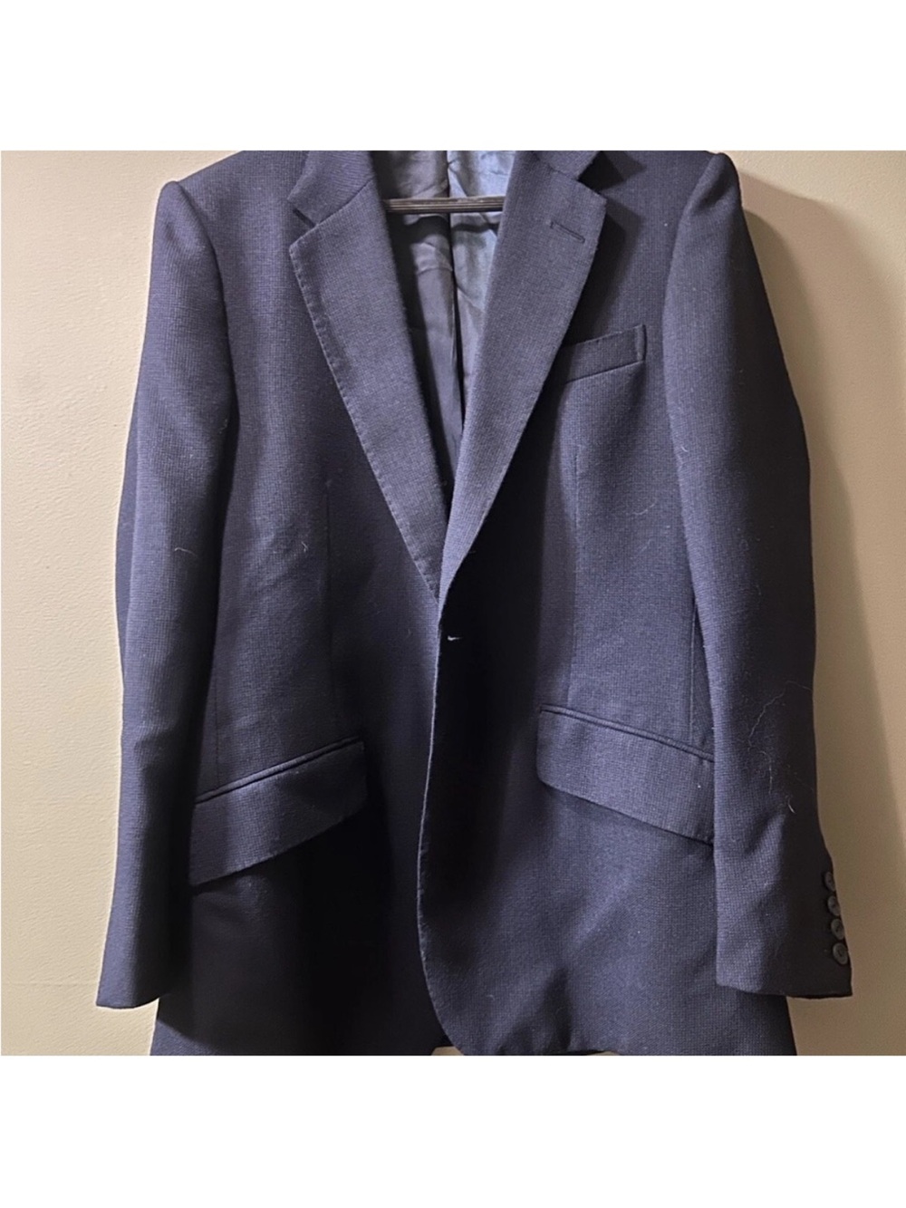 Huntsman Savile Row Bespoke Navy Blazer | 38R | 1-Button | Handcrafted Luxury - Picture 7 of 11
